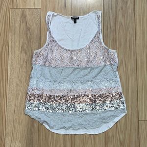 Express Sequined Tank Blouse TBD G